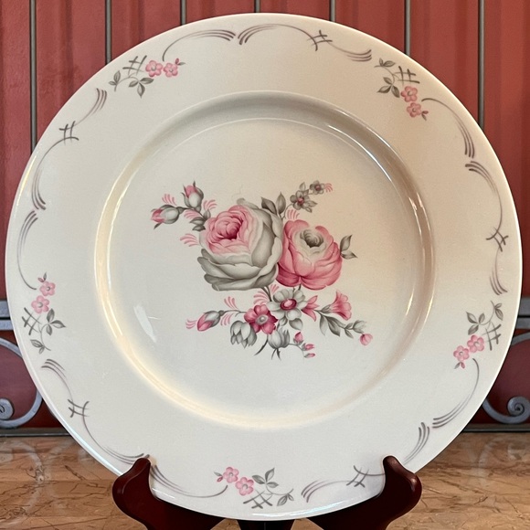 Castleton (USA) Belrose Vintage Dinner Plate Set of 7 - Picture 1 of 8